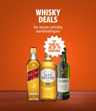Whisky deals tot 25% korting